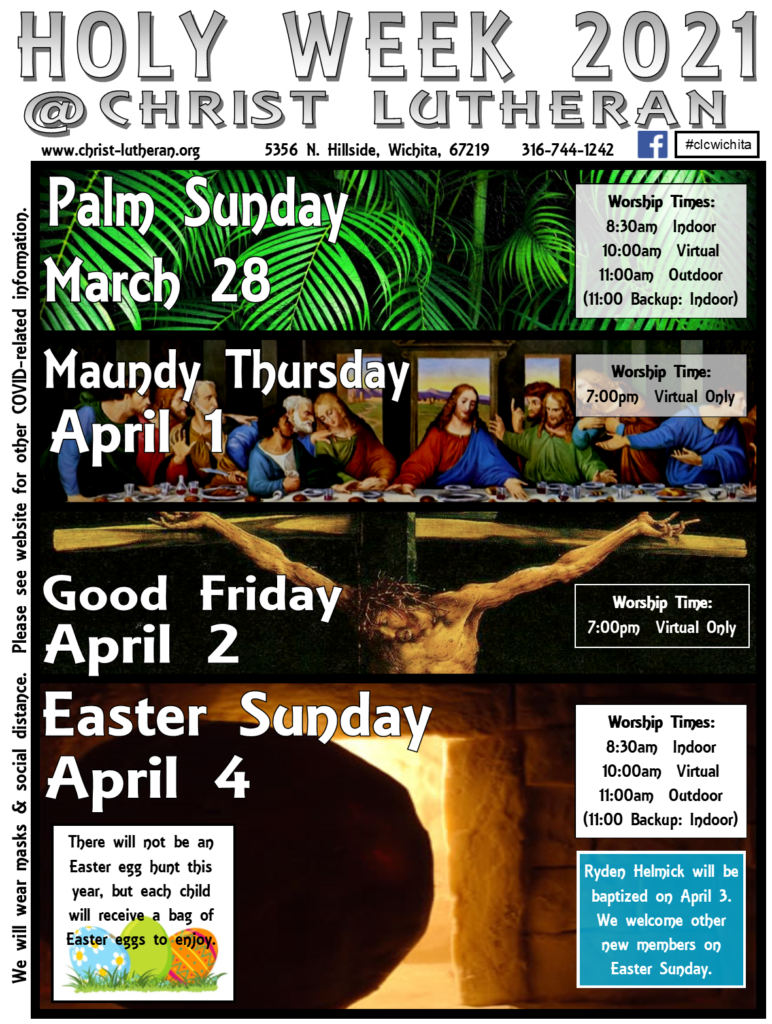 Holy Week Flyer